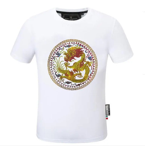 Image of Rhinestone T-shirt top tees man fashion-FrenzyAfricanFashion.com