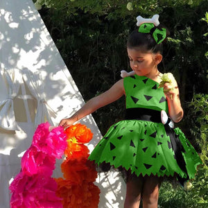 Elegant Girls Halloween Dress Toddler Kids Mesh Tulle Princess Party Outfits-FrenzyAfricanFashion.com