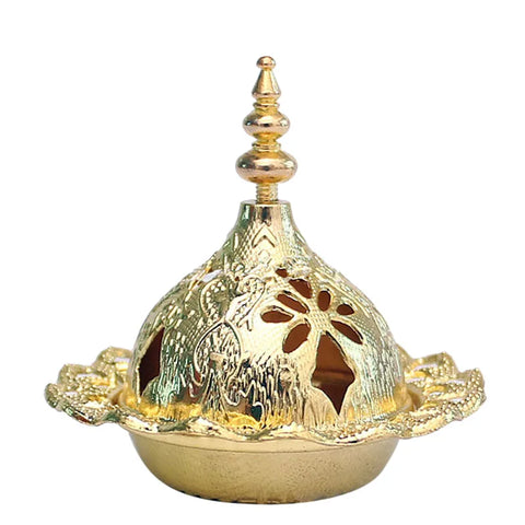 Image of Incense Burner Holder Metal Censer Cone Arabian Stick Frankincense Aromatherapy Fragrance-FrenzyAfricanFashion.com