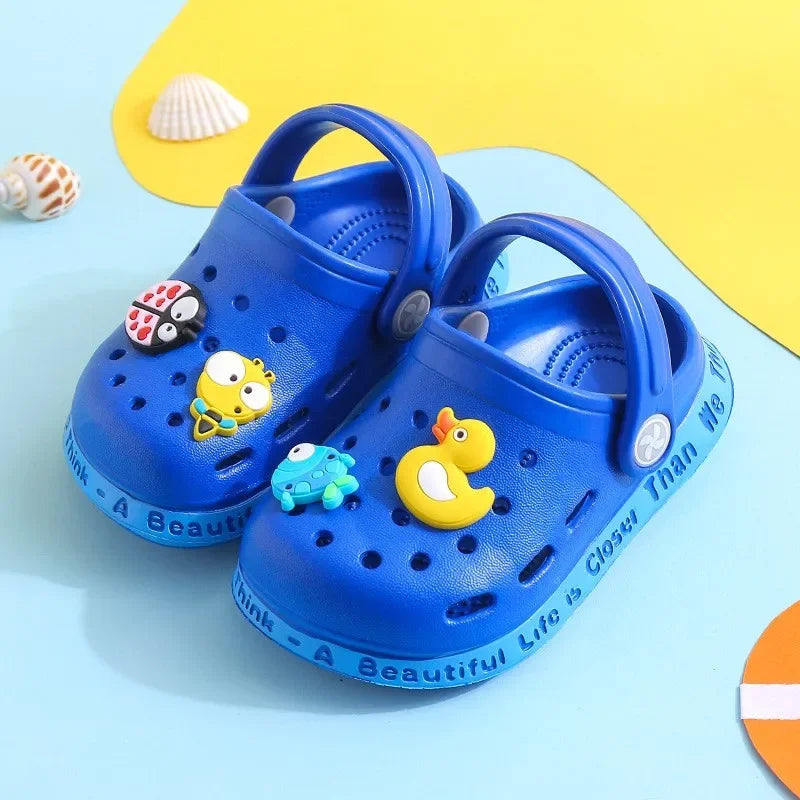 Summer Kids Sandals Children's Shoes Slippers Soft Anti-Skid Cartoon Boys Girls-FrenzyAfricanFashion.com