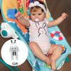 Full Silicone Vinyl Dolls 20 Inch Girl 3D Painted Baby Doll With Rooted Hair-FrenzyAfricanFashion.com