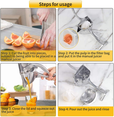 Image of Manual Juice Squeezer Hand Pressure Orange Juicer Pomegranate Lemon Squeezer Kitchen Accessories-FrenzyAfricanFashion.com