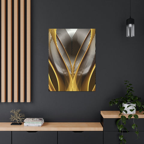 Image of Canvas Prints Wall Art | Bedroom Office Living Room Hallway Designs | Decorative Abstracts | Wall Tiles Black and Gold Decor | Firelin A-FrenzyAfricanFashion.com