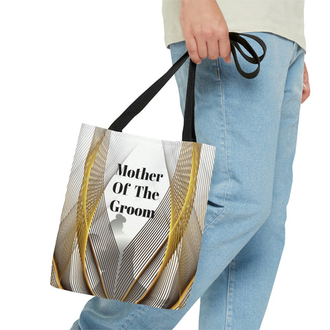 Image of Mother Of The Groom Gift Bag | White Tote | Practical Wedding Gift | Bridal Shower Gifts-FrenzyAfricanFashion.com