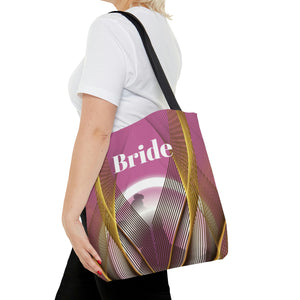 Custom Bride Tote | Pink Women Shoulder Bag | Practical Wedding Gift for Her | Bridal Shower Gift | Women Engagement | Bride to be-FrenzyAfricanFashion.com