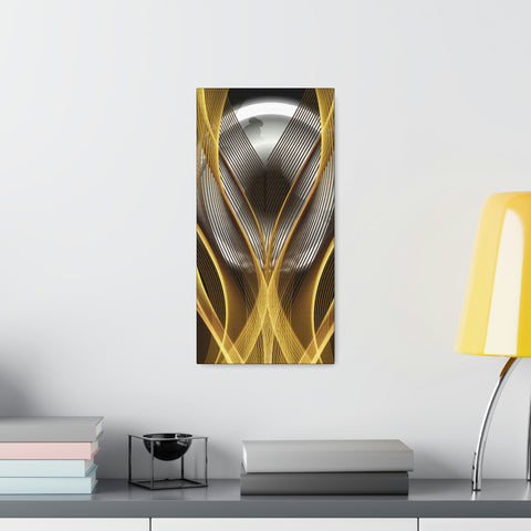 Image of Canvas Prints Wall Art | Bedroom Office Living Room Hallway Designs | Decorative Abstracts | Wall Tiles Black and Gold Decor | Firelin A-FrenzyAfricanFashion.com