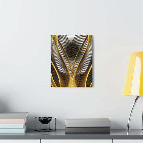 Image of Canvas Prints Wall Art | Bedroom Office Living Room Hallway Designs | Decorative Abstracts | Wall Tiles Black and Gold Decor | Firelin A-FrenzyAfricanFashion.com