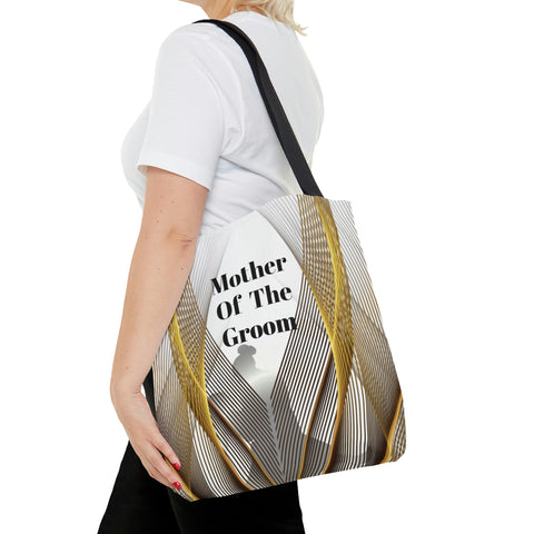 Image of Mother Of The Groom Gift Bag | White Tote | Practical Wedding Gift | Bridal Shower Gifts-FrenzyAfricanFashion.com