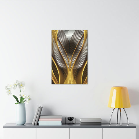 Image of Canvas Prints Wall Art | Bedroom Office Living Room Hallway Designs | Decorative Abstracts | Wall Tiles Black and Gold Decor | Firelin A-FrenzyAfricanFashion.com