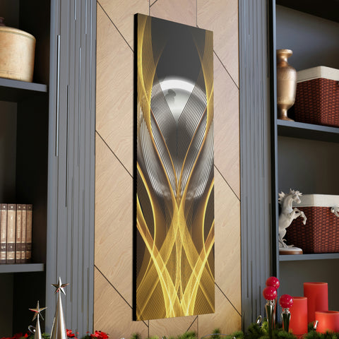 Image of Canvas Prints Wall Art | Bedroom Office Living Room Hallway Designs | Decorative Abstracts | Wall Tiles Black and Gold Decor | Firelin A-FrenzyAfricanFashion.com