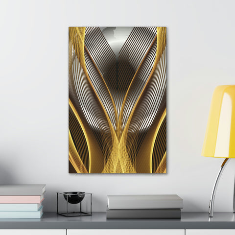 Image of Canvas Prints Wall Art | Bedroom Office Living Room Hallway Designs | Decorative Abstracts | Wall Tiles Black and Gold Decor | Firelin A-FrenzyAfricanFashion.com