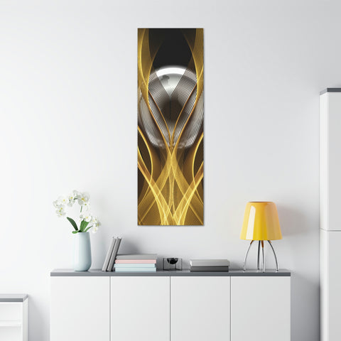 Image of Canvas Prints Wall Art | Bedroom Office Living Room Hallway Designs | Decorative Abstracts | Wall Tiles Black and Gold Decor | Firelin A-FrenzyAfricanFashion.com