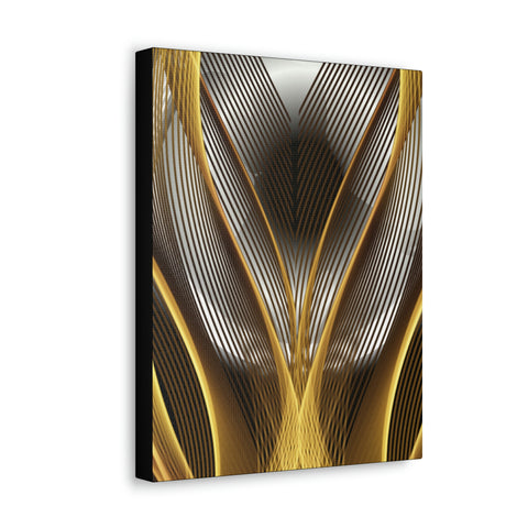 Image of Canvas Prints Wall Art | Bedroom Office Living Room Hallway Designs | Decorative Abstracts | Wall Tiles Black and Gold Decor | Firelin A-FrenzyAfricanFashion.com