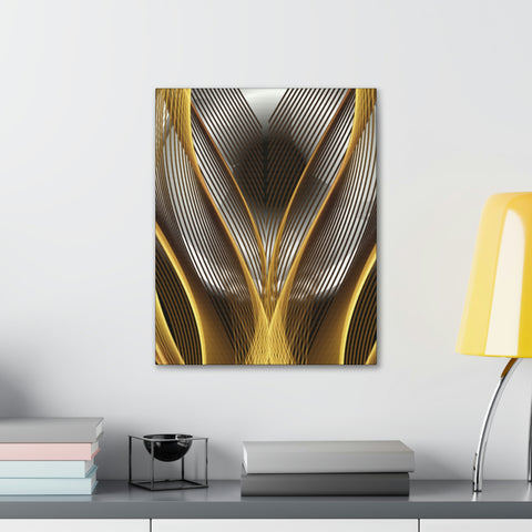 Image of Canvas Prints Wall Art | Bedroom Office Living Room Hallway Designs | Decorative Abstracts | Wall Tiles Black and Gold Decor | Firelin A-FrenzyAfricanFashion.com