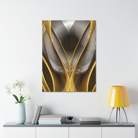 Image of Canvas Prints Wall Art | Bedroom Office Living Room Hallway Designs | Decorative Abstracts | Wall Tiles Black and Gold Decor | Firelin A-FrenzyAfricanFashion.com