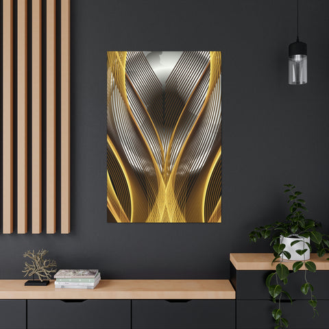 Image of Canvas Prints Wall Art | Bedroom Office Living Room Hallway Designs | Decorative Abstracts | Wall Tiles Black and Gold Decor | Firelin A-FrenzyAfricanFashion.com