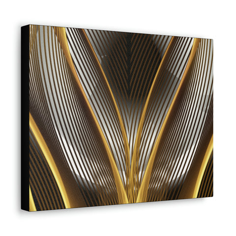 Image of Canvas Prints Wall Art | Bedroom Office Living Room Hallway Designs | Decorative Abstracts | Wall Tiles Black and Gold Decor | Firelin A-FrenzyAfricanFashion.com