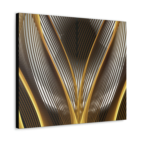 Image of Canvas Prints Wall Art | Bedroom Office Living Room Hallway Designs | Decorative Abstracts | Wall Tiles Black and Gold Decor | Firelin A-FrenzyAfricanFashion.com