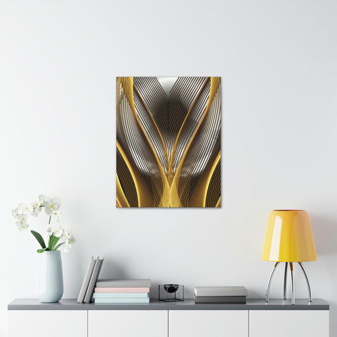 Image of Canvas Prints Wall Art | Bedroom Office Living Room Hallway Designs | Decorative Abstracts | Wall Tiles Black and Gold Decor | Firelin A-FrenzyAfricanFashion.com