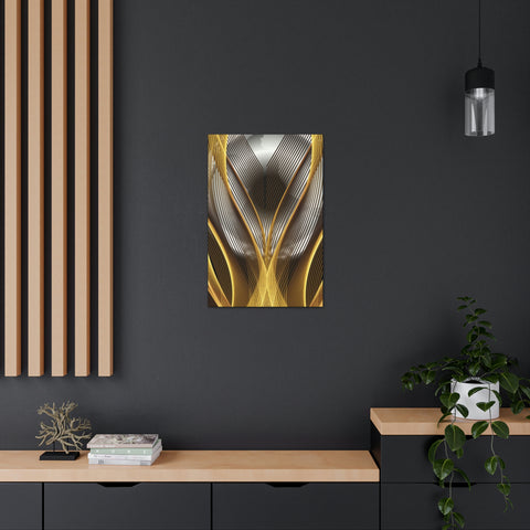 Image of Canvas Prints Wall Art | Bedroom Office Living Room Hallway Designs | Decorative Abstracts | Wall Tiles Black and Gold Decor | Firelin A-FrenzyAfricanFashion.com