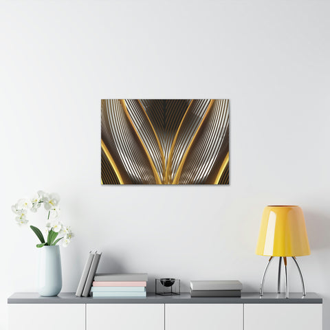 Image of Canvas Prints Wall Art | Bedroom Office Living Room Hallway Designs | Decorative Abstracts | Wall Tiles Black and Gold Decor | Firelin A-FrenzyAfricanFashion.com