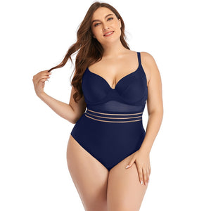 Plus Size Swimsuits Women One Piece Bathing Suit-FrenzyAfricanFashion.com