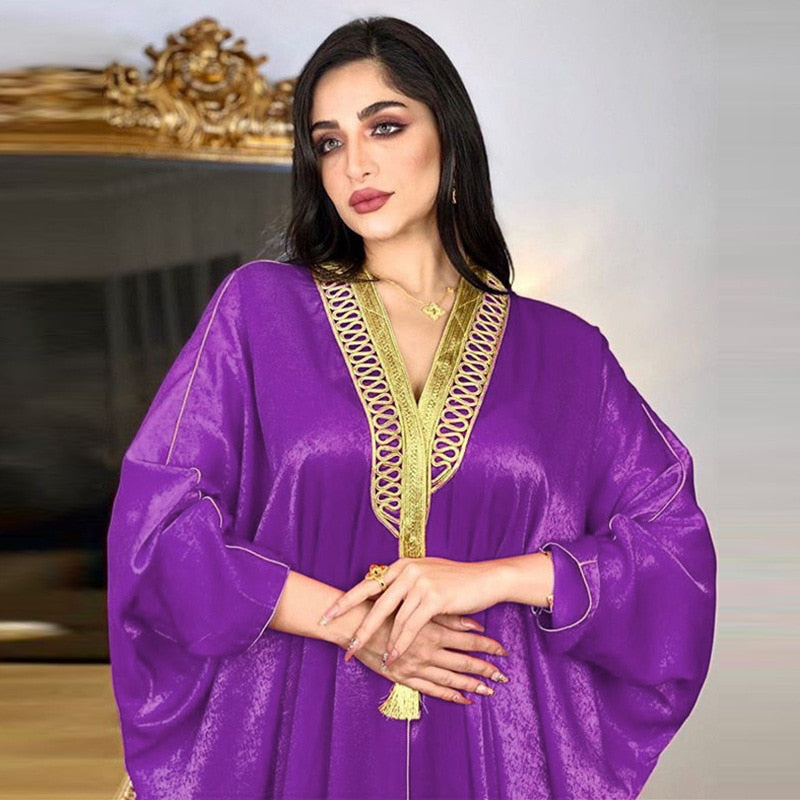 Abayor Women Moroccan Caftan Evening Dress-FrenzyAfricanFashion.com