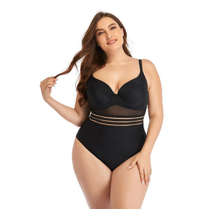 Plus Size Swimsuits Women One Piece Bathing Suit-FrenzyAfricanFashion.com