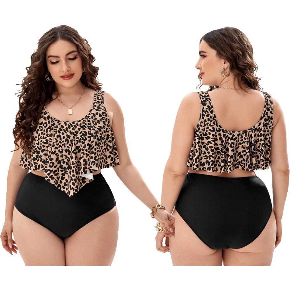 Women Push Up Bikinis Set Swimwear Plus Size High Waist Swimsuit Beachwear-FrenzyAfricanFashion.com