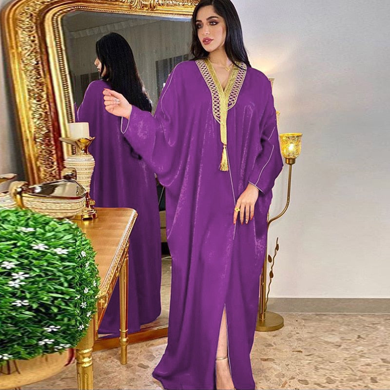 Abayor Women Moroccan Caftan Evening Dress-FrenzyAfricanFashion.com