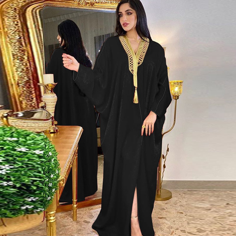 Abayor Women Moroccan Caftan Evening Dress-FrenzyAfricanFashion.com