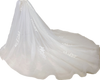 Shirlis 4 Layers Detachable Wedding Lace Train Only.-FrenzyAfricanFashion.com