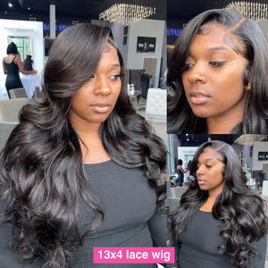 Body Wave 360 Full Lace Wig Human Hair Pre Plucked 13x6 Hd Lace Frontal Wig Brazilian Hair-FrenzyAfricanFashion.com