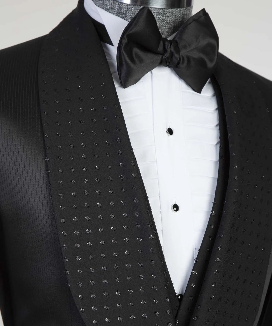 Elegant Black Men Suits Two Pieces Jacket Wedding Formal Men Occasion wear-FrenzyAfricanFashion.com