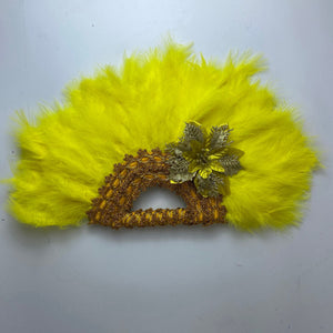 Lace Feather Fans for Wedding-FrenzyAfricanFashion.com