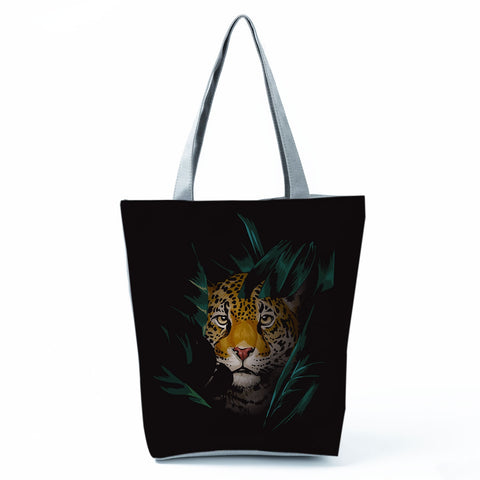 Image of Leopard Printed Shoulder Tote Beach Bag-FrenzyAfricanFashion.com