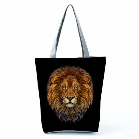 Image of Leopard Printed Shoulder Tote Beach Bag-FrenzyAfricanFashion.com