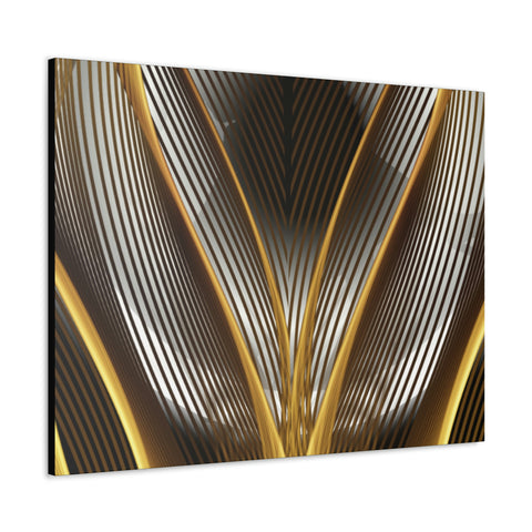 Image of Canvas Prints Wall Art | Bedroom Office Living Room Hallway Designs | Decorative Abstracts | Wall Tiles Black and Gold Decor | Firelin A-FrenzyAfricanFashion.com