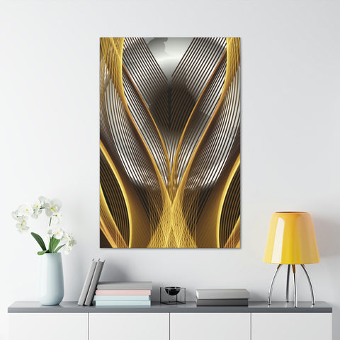 Image of Canvas Prints Wall Art | Bedroom Office Living Room Hallway Designs | Decorative Abstracts | Wall Tiles Black and Gold Decor | Firelin A-FrenzyAfricanFashion.com