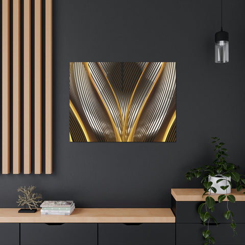 Image of Canvas Prints Wall Art | Bedroom Office Living Room Hallway Designs | Decorative Abstracts | Wall Tiles Black and Gold Decor | Firelin A-FrenzyAfricanFashion.com