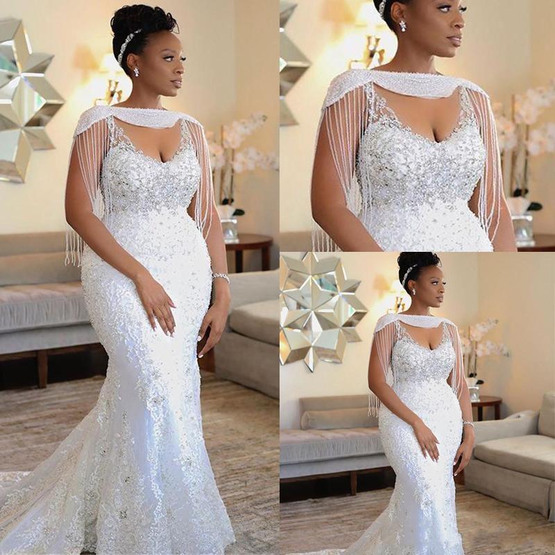 wedding dress Shantell Mermaid Gown-FrenzyAfricanFashion.com