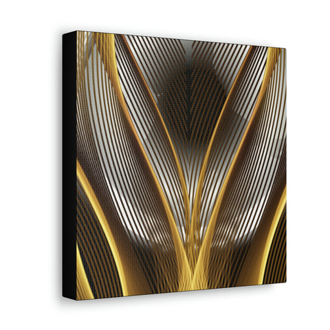 Image of Canvas Prints Wall Art | Bedroom Office Living Room Hallway Designs | Decorative Abstracts | Wall Tiles Black and Gold Decor | Firelin A-FrenzyAfricanFashion.com