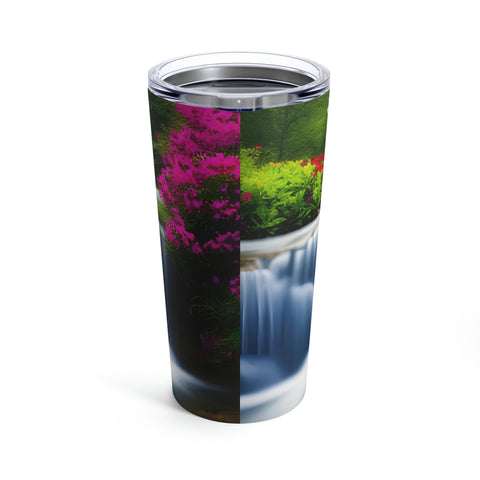 Image of Inspirational Tumbler 20oz | Floral Tumbler | Gift Mugs and Tumblers | Our individual perspectives are unique, chase your dreams.-FrenzyAfricanFashion.com