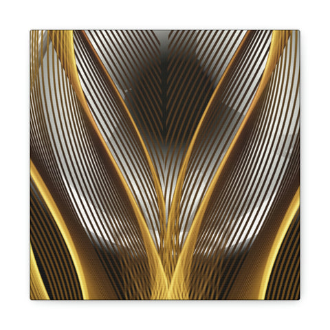 Image of Canvas Prints Wall Art | Bedroom Office Living Room Hallway Designs | Decorative Abstracts | Wall Tiles Black and Gold Decor | Firelin A-FrenzyAfricanFashion.com