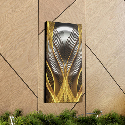 Image of Canvas Prints Wall Art | Bedroom Office Living Room Hallway Designs | Decorative Abstracts | Wall Tiles Black and Gold Decor | Firelin A-FrenzyAfricanFashion.com