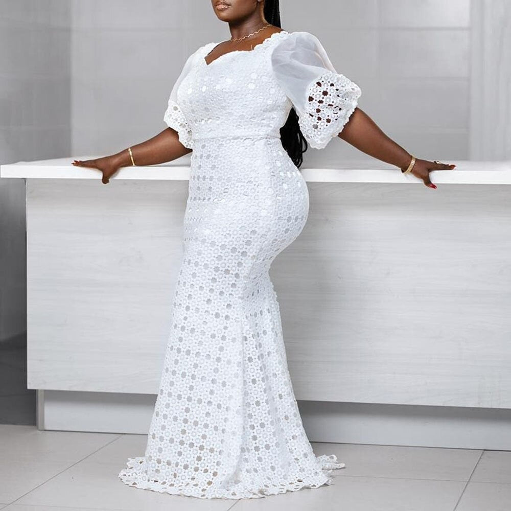 White Party Dresses – FrenzyAfricanFashion.com