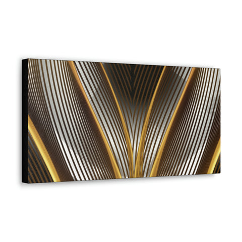 Image of Canvas Prints Wall Art | Bedroom Office Living Room Hallway Designs | Decorative Abstracts | Wall Tiles Black and Gold Decor | Firelin A-FrenzyAfricanFashion.com