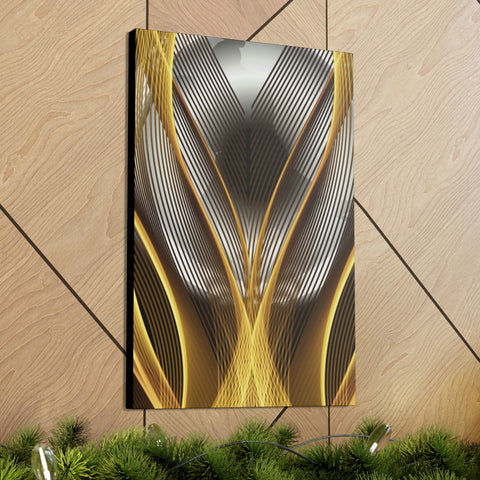 Image of Canvas Prints Wall Art | Bedroom Office Living Room Hallway Designs | Decorative Abstracts | Wall Tiles Black and Gold Decor | Firelin A-FrenzyAfricanFashion.com