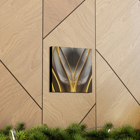 Image of Canvas Prints Wall Art | Bedroom Office Living Room Hallway Designs | Decorative Abstracts | Wall Tiles Black and Gold Decor | Firelin A-FrenzyAfricanFashion.com