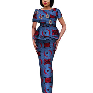 Fashion African Elegant Tops and Long Skirt Bawa Style #1-FrenzyAfricanFashion.com